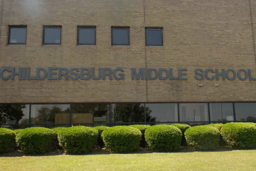 Childersburg Middle School sponsored 19 students with donation from