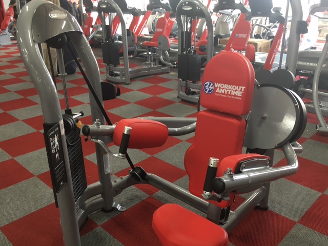 [PHOTOS] Workout Anytime installs equipment; plans to open doors next week.