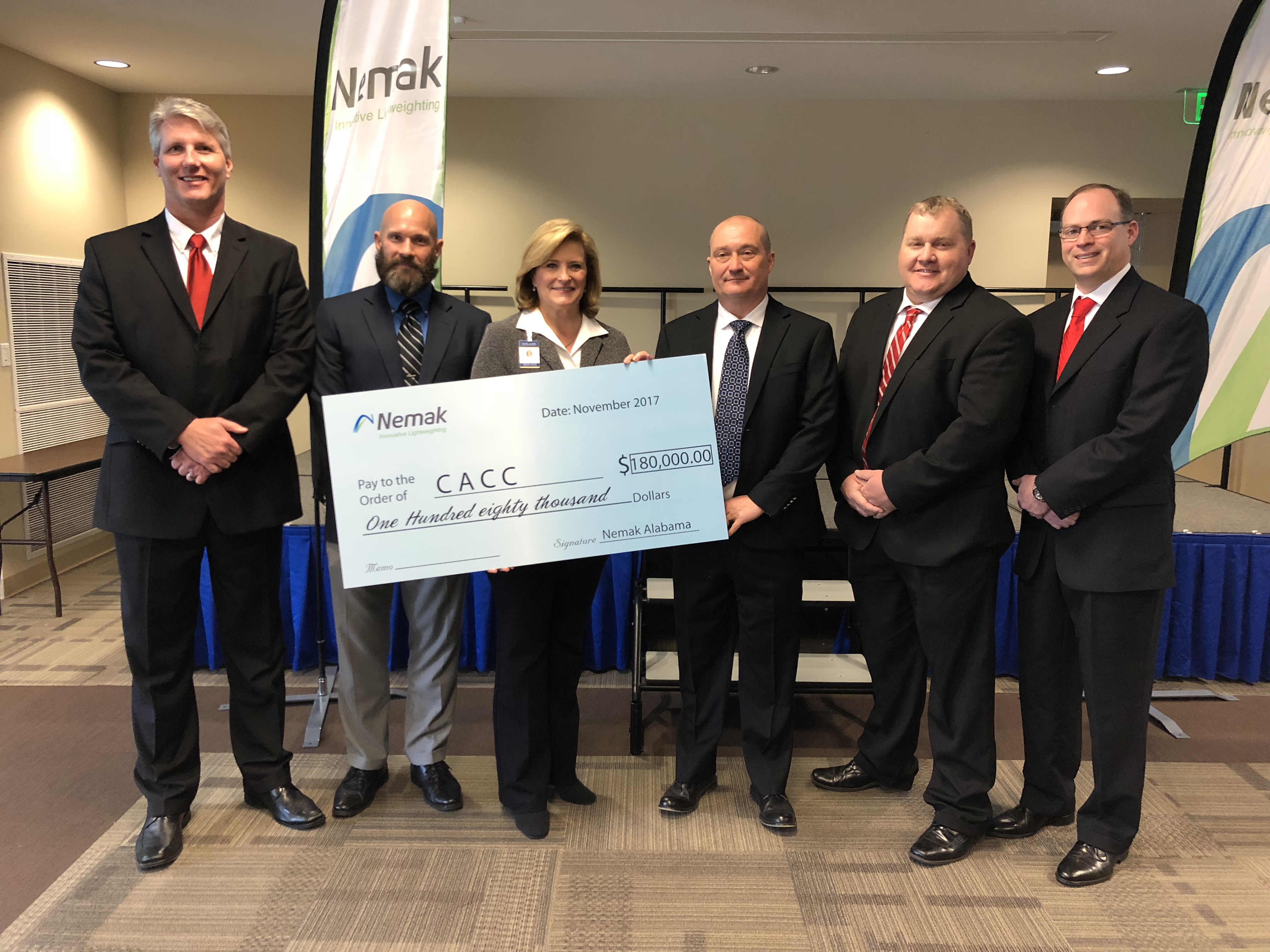 Nemak funds $180,000 in local scholarships through Central Alabama Community College