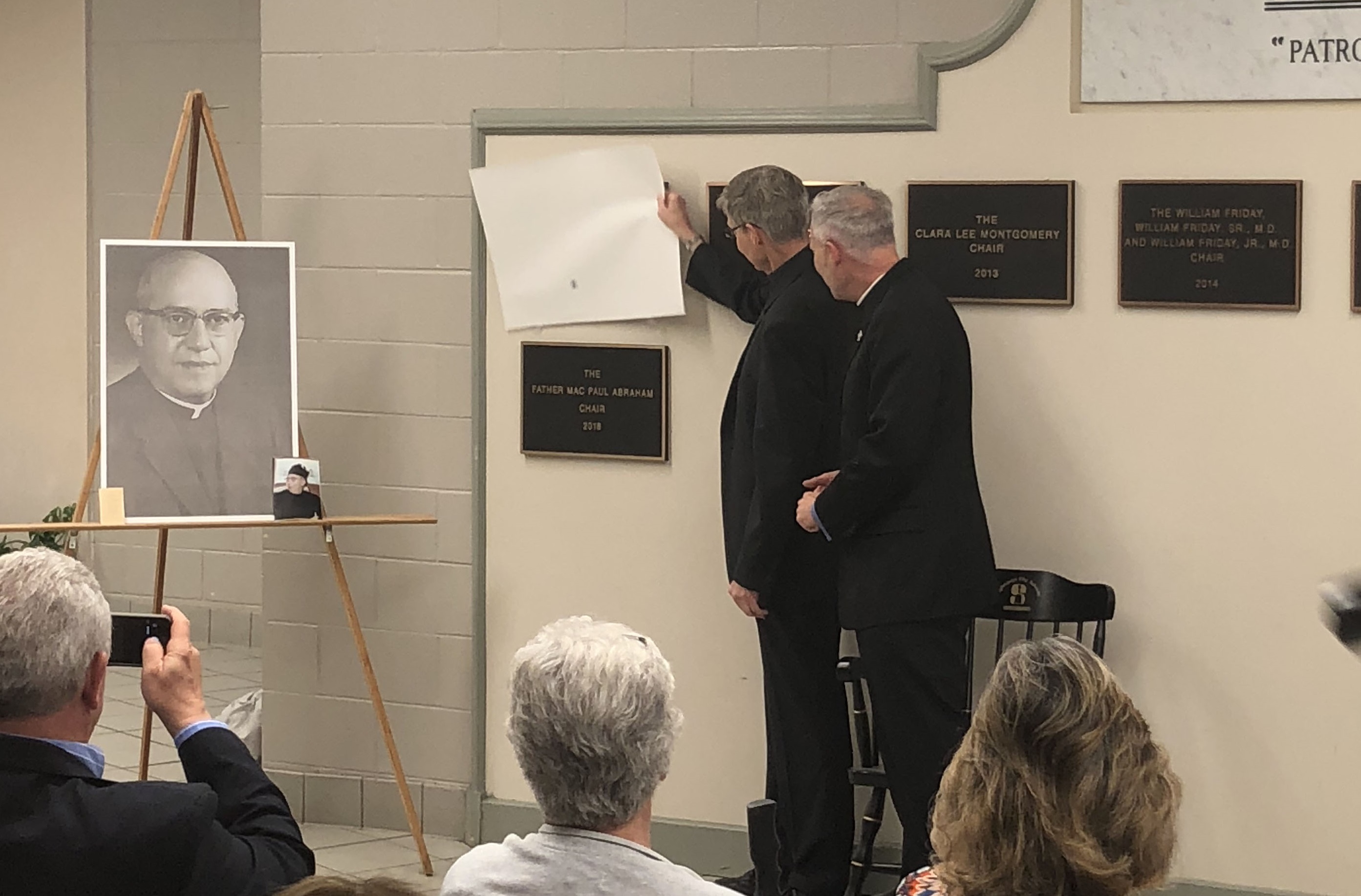 Father Mac Paul Abraham memorialized with 51st SCS Foundation Chair