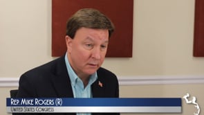 [WATCH] Rep. Mike Rogers speaks on issues facing the nation during Sylacauga visit