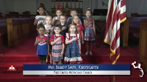 2019-2020 Pledge of Allegiance – Mrs. Smith’s K5 Class at First Methodist