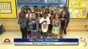 2019-2020 Pledge of Allegiance – Mrs. Flora’s 3rd Grade Class at Pinecrest Elementary School