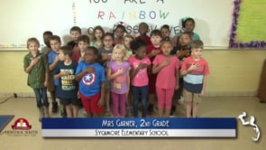 2019-2020 Pledge of Allegiance – Mrs. Garner’s 2nd Grade Class at Sycamore Elementary School