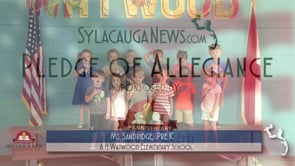 2019-2020 Pledge of Allegiance – Ms. Sandridge’s Pre-K Class at A.H. Watwood Elementary School