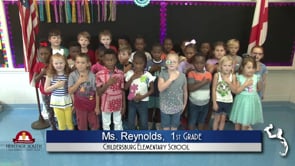 2019-2020 Pledge of Allegiance – Ms. Reynolds’ 1st Grade Class at Childersburg Elementary School