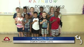 2019-2020 Pledge of Allegiance – Mrs. Mizzell’s 1st Grade Class at Sycamore Elementary School