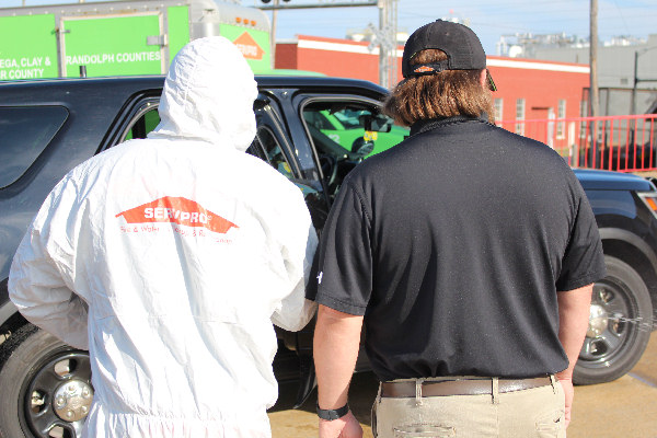 [PHOTOS] SERVPRO disinfects SPD vehicles, SFD apparatus at no charge