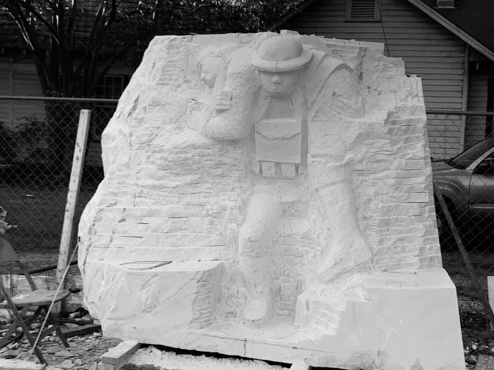 Sylacauga’s Craigger Browne completes biggest sculpture to date