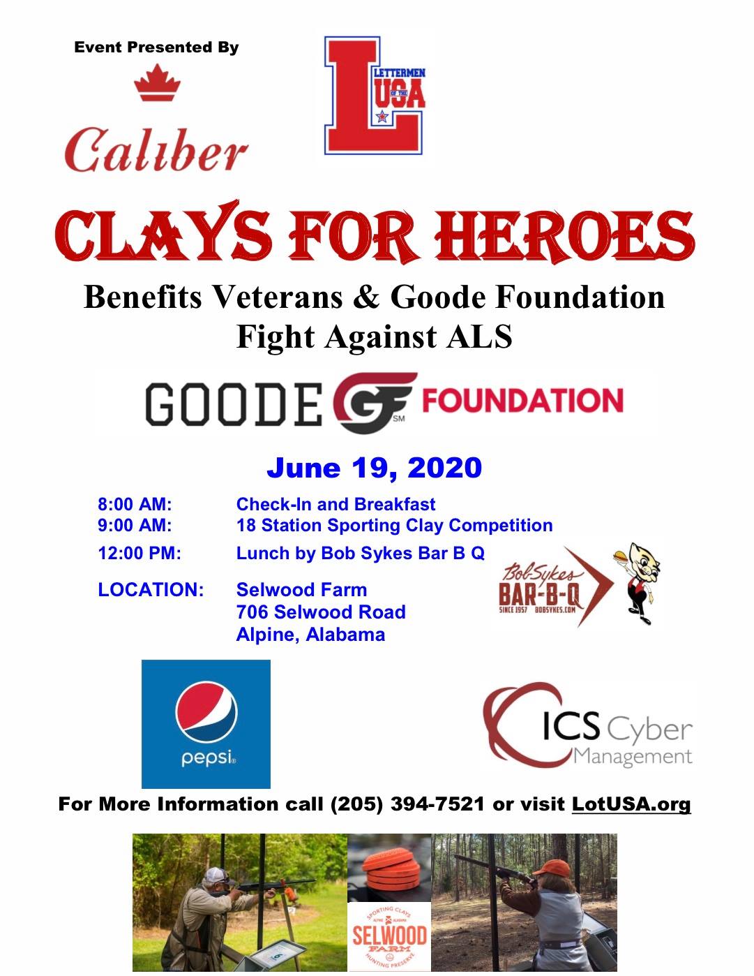 Inaugural “Clays for Heroes” event Friday