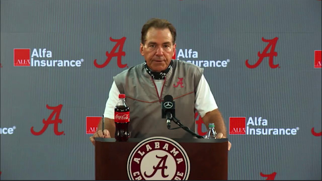 [WATCH] Alabama Football Press Conference- Nick Saban on Tuesday, Sept. 8, 2020
