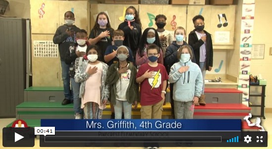 2020-2021 Pledge of Allegiance – Mrs. Griffith’s 4th Grade Class at Pinecrest Elementary School