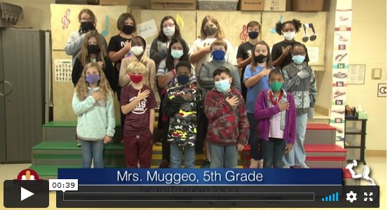 2020-2021 Pledge of Allegiance – Mrs. Muggeo’s 5th Grade Class at Pinecrest Elementary School