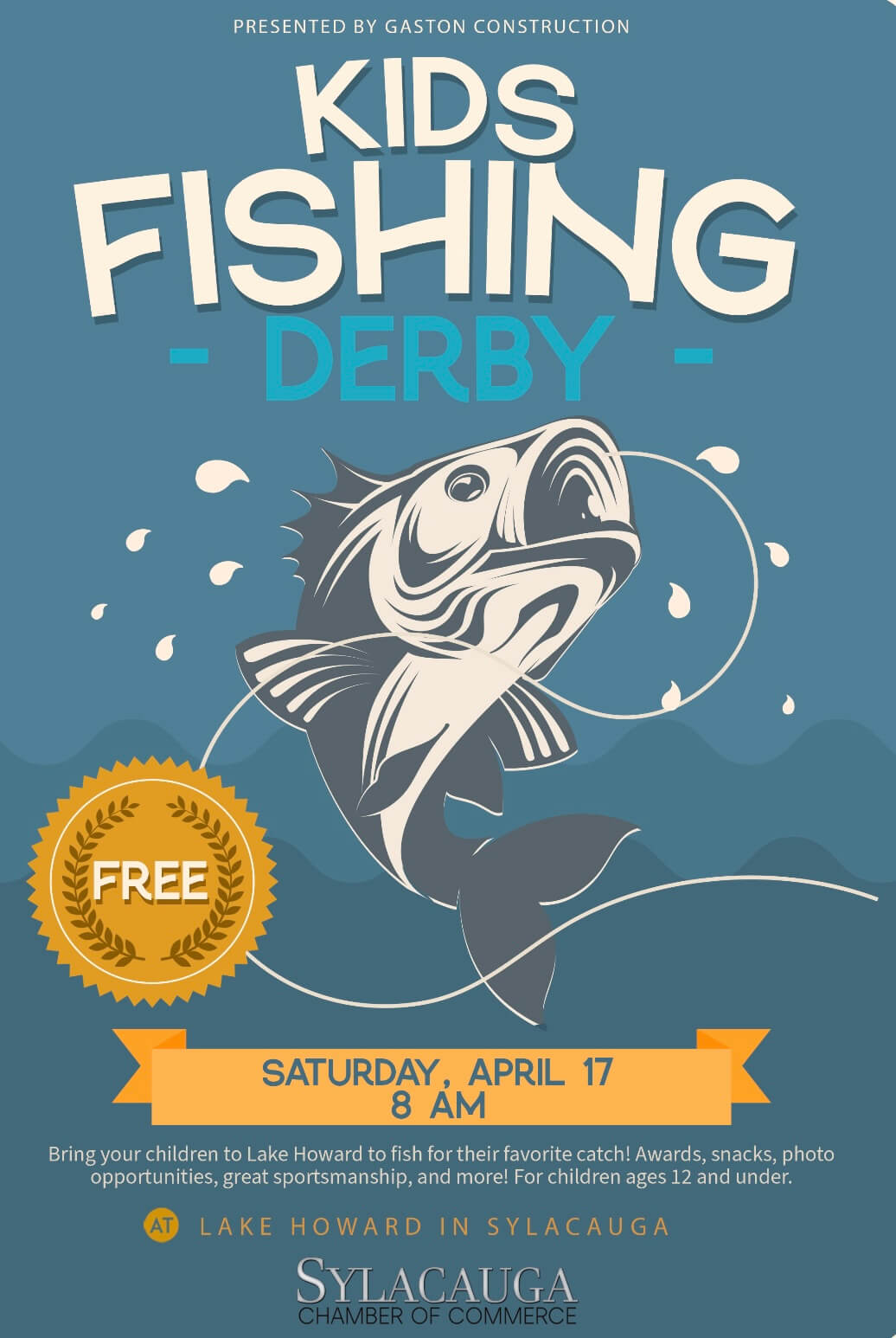 Sylacauga Chamber of Commerce to host its annual Kids Fishing Derby