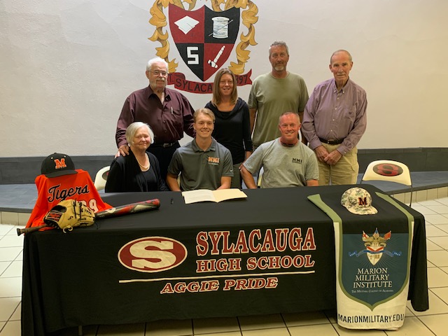 Sylacauga’s Grant Walker signs to play baseball at Marion Military Institute