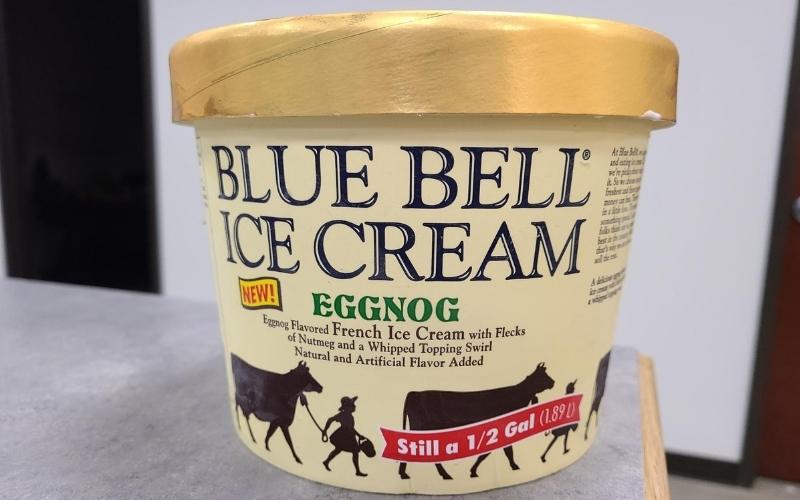 Blue Bell celebrates Christmas with new Eggnog-flavored ice cream