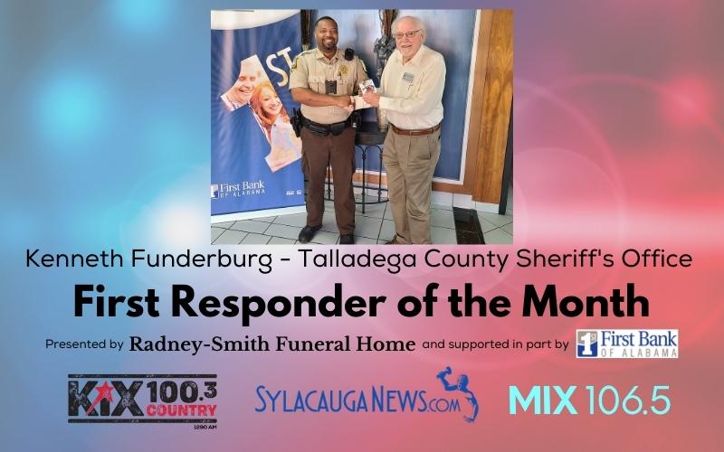 First Responder of the Month (December 2021) – Kenneth Funderburg
