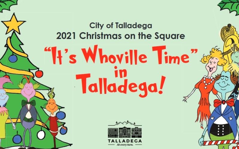 Talladega enters Christmas season with Dr. Seuss-inspired theme