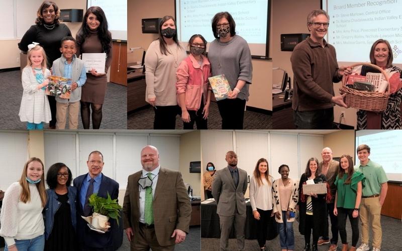 Sylacauga Board of Education members recognized at Tuesday night’s meeting