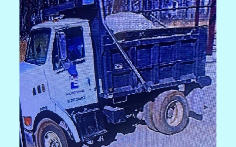 Dump truck stolen from Adding Space Self Storage in Childersburg