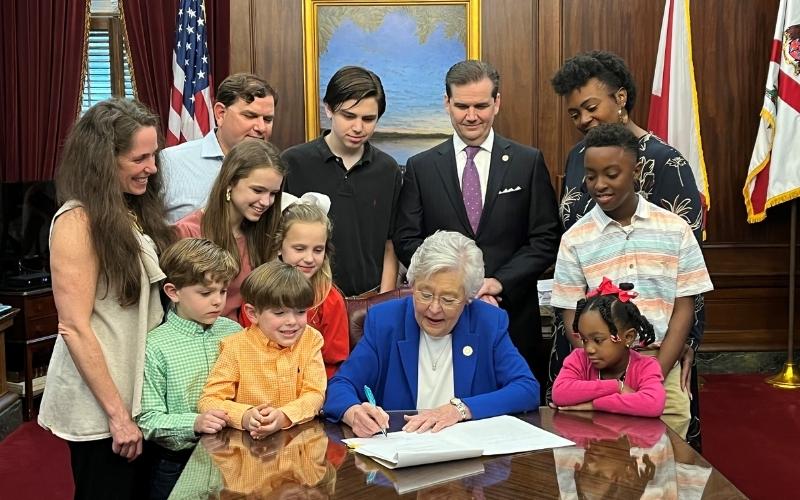 Gov. Kay Ivey signs tax bill providing relief to Alabama families