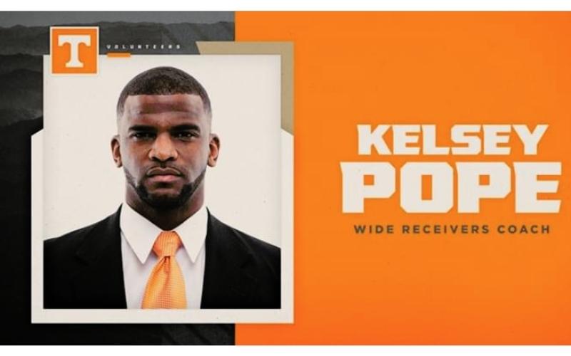 Sylacauga native Kelsey Pope promoted to wide receivers coach at Tennessee