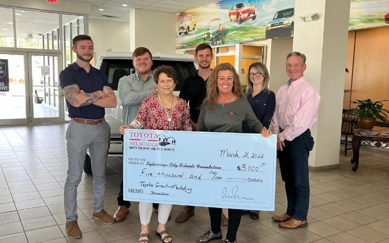 Toyota of Sylacauga close to earning Chair status with the SCS Foundation