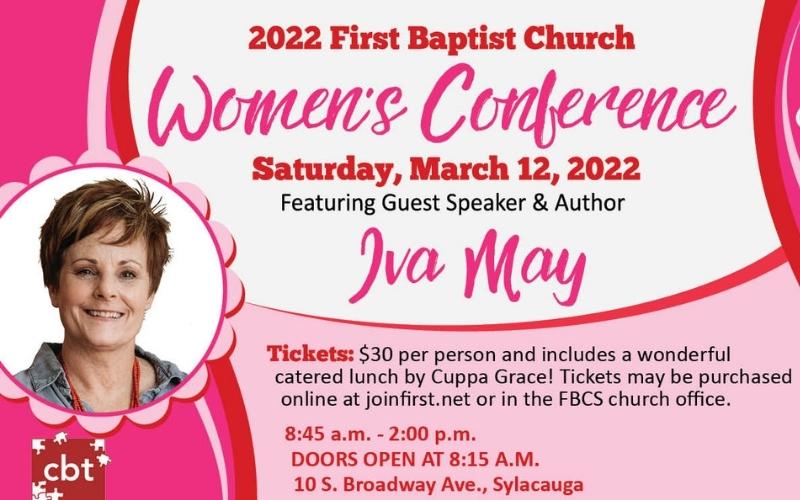 First Baptist Church of Sylacauga hosting rescheduled Women’s Conference this Saturday