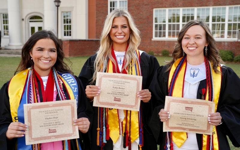 Three scholarships given to SHS seniors through Sylacauga City Schools Foundation