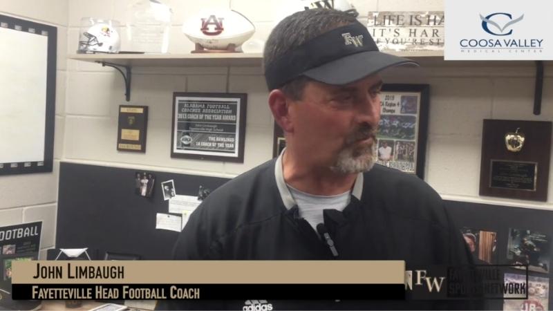 Coosa Valley Medical Center One-on-One with Fayetteville’s John Limbaugh – Ranburne preview