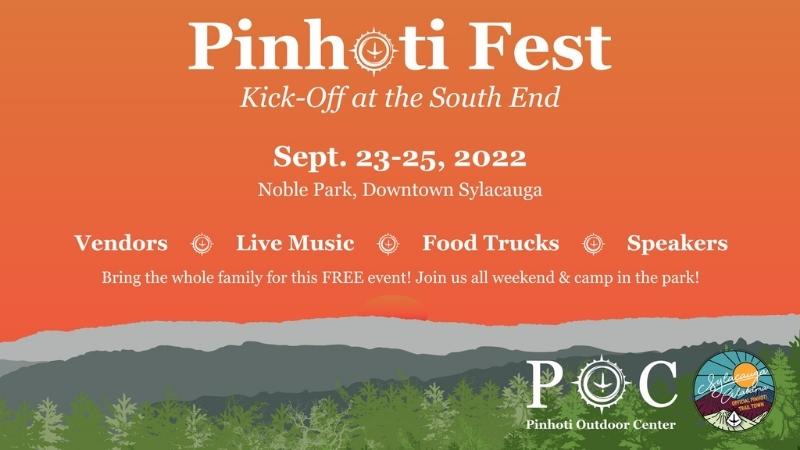 Inaugural Pinhoti Fest to take over Sylacauga’s Noble Park Sept. 23-25