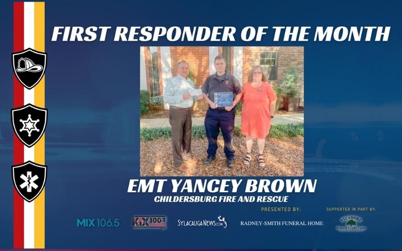 [WATCH] First Responder of the Month (September 2022) – Yancey Brown