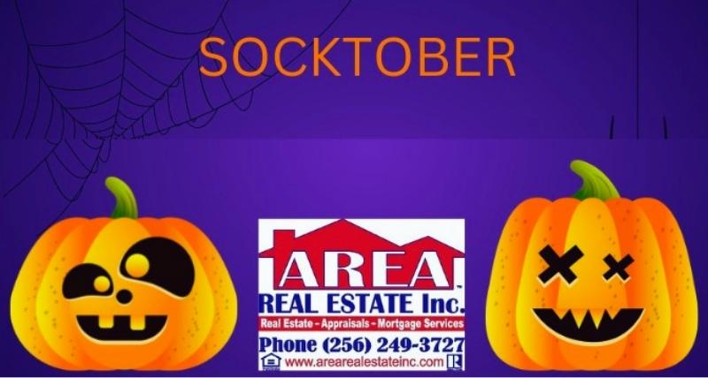 Area Real Estate collecting donations now until the end of the month for Socktober