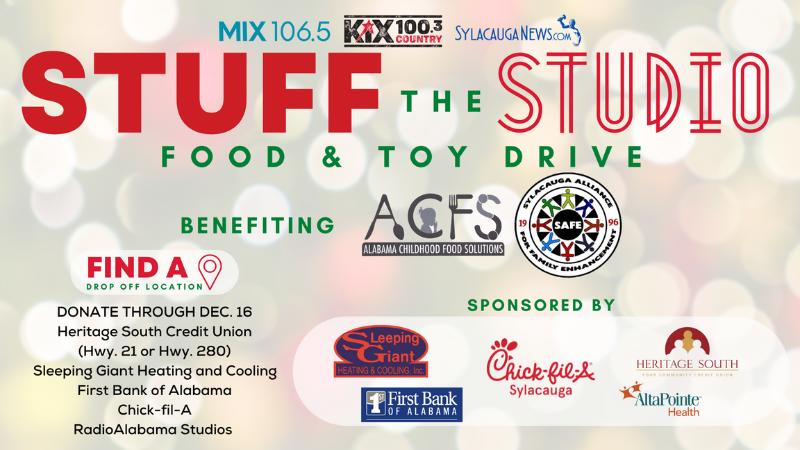 Seventh Stuff the Studio Food and Toy Drive a “super success” for ACFS and SAFE