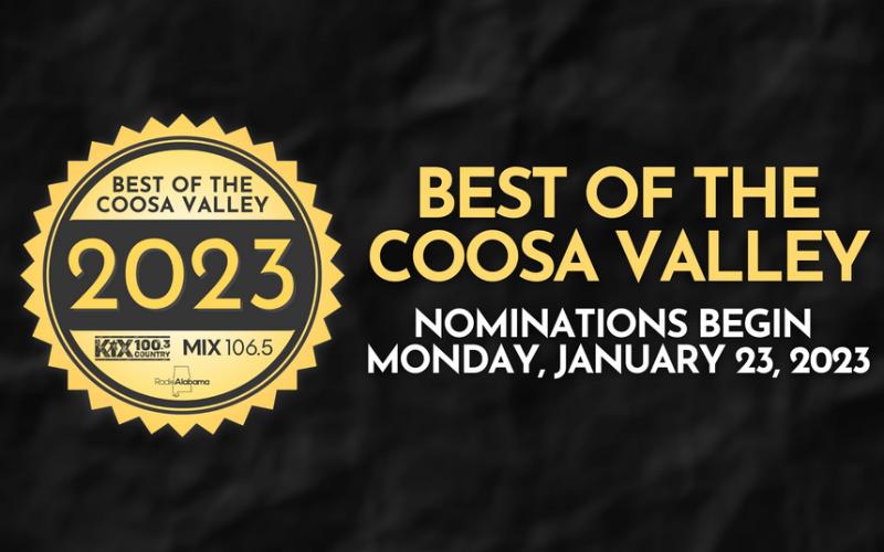 Nominations begin today for 2023’s Best of the Coosa Valley