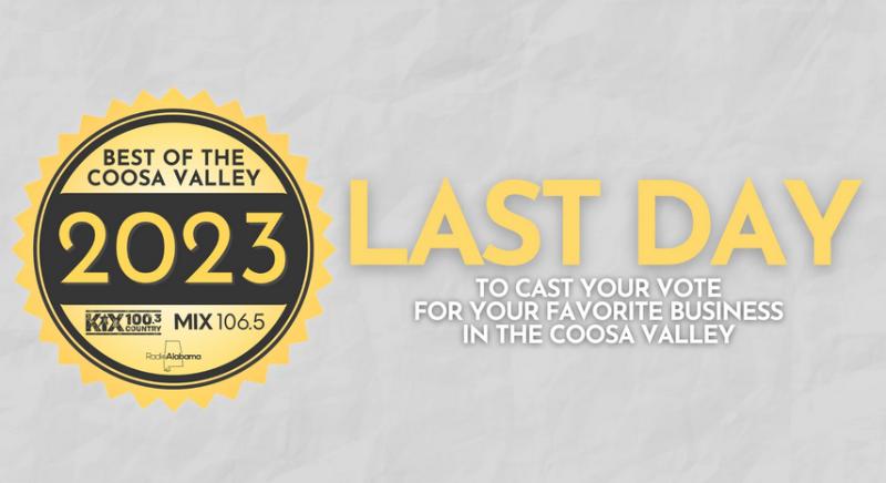 Pick your favorites on the final day of voting for the Best of the Coosa Valley