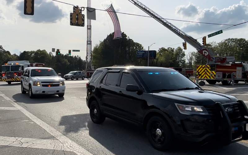 [WATCH] Fallen LiveSaver crew honored by fellow first responders through Sylacauga