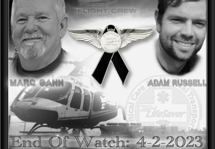 [WATCH] Marc Gann and Adam Russell honored at Air Methods ceremony
