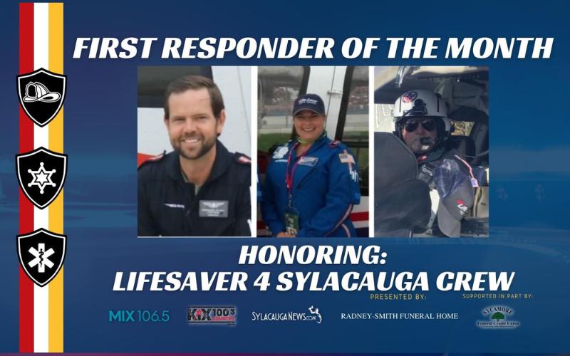 [WATCH] First Responders of the Month (April 2023) – LifeSaver 4 Sylacauga Crew