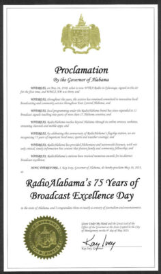 Proclamation signed May 4, 2023