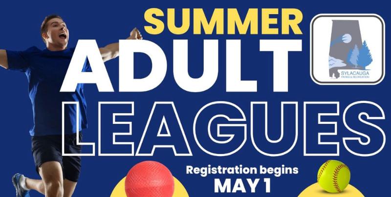 Stay active this Summer with Sylacauga Parks and Recreation’s Adult League – Registration now open