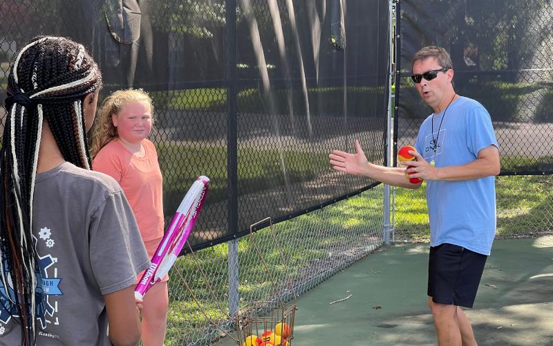 Innovative summer tennis camps led by Dr. Jonathon Douglas serving the youth in Sylacauga