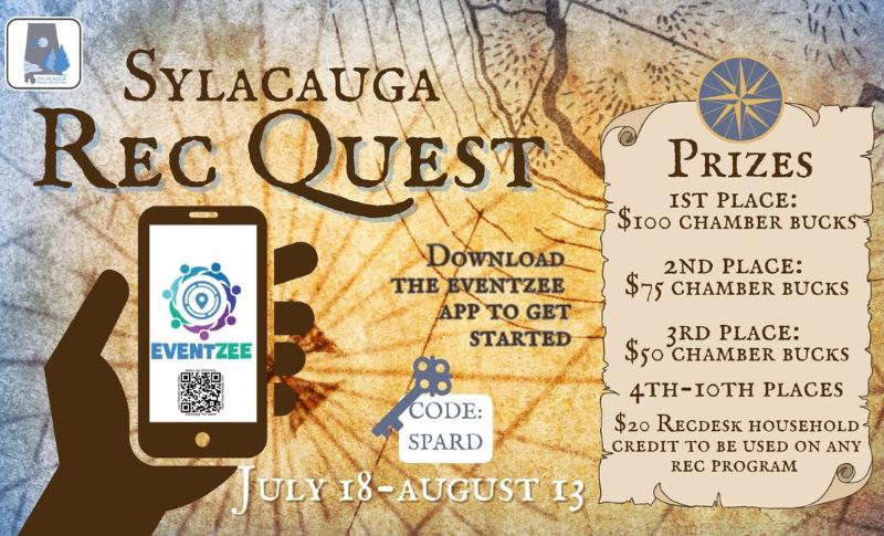 Sylacauga Parks and Recreation introduces exciting QR scavenger hunt called Rec Quest