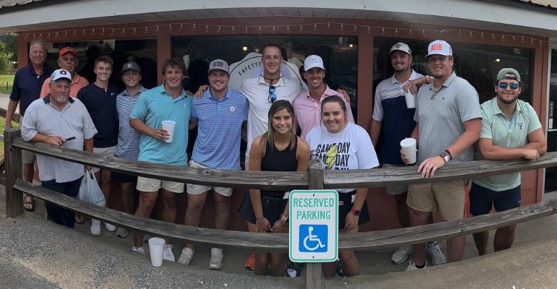 Auburn football players enjoy day at Pursell Farms and Lori Darlin’s in Fayetteville