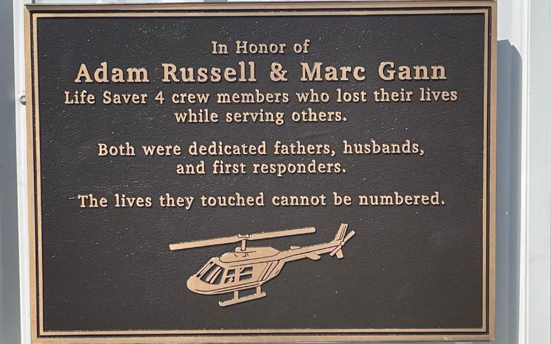 Sylacauga honors Lifesaver 4 heroes with plaque and hangar dedication