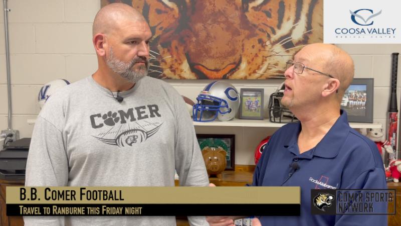[WATCH] Coosa Valley Medical Center One-on-One with B.B. Comer’s Adam Fossett – Ranburne preview