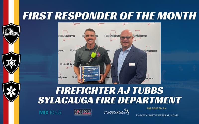 [WATCH] First Responder of the Month (September 2023) – A.J. Tubbs