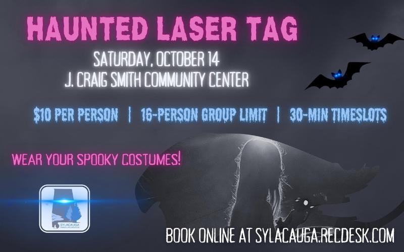 Haunted Laser Tag takes over the J. Craig Smith Community Center in Sylacauga on Saturday, Oct. 14