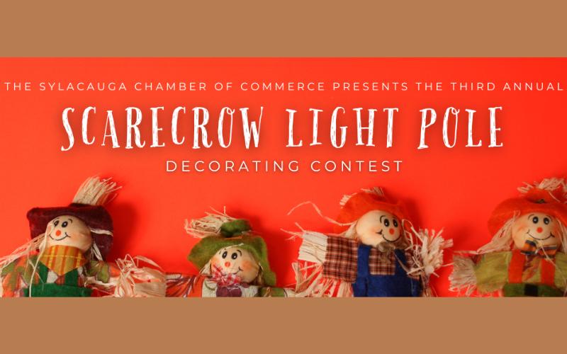 Third Annual Scarecrow Light Pole Decorating Contest brings fall festivity to downtown Sylacauga