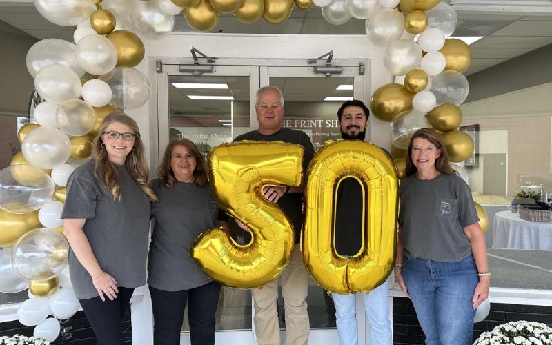 The Print Shop in Childersburg celebrates its golden anniversary
